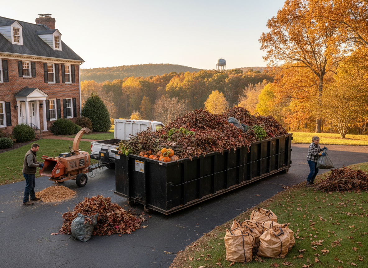 What Yorktown Homeowners Need to Know About Yard Waste Disposal in Fall